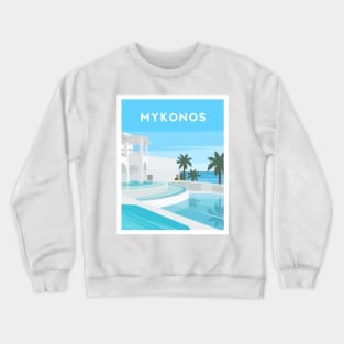 Mykonos, Greece - Greek Islands Crewneck Sweatshirt